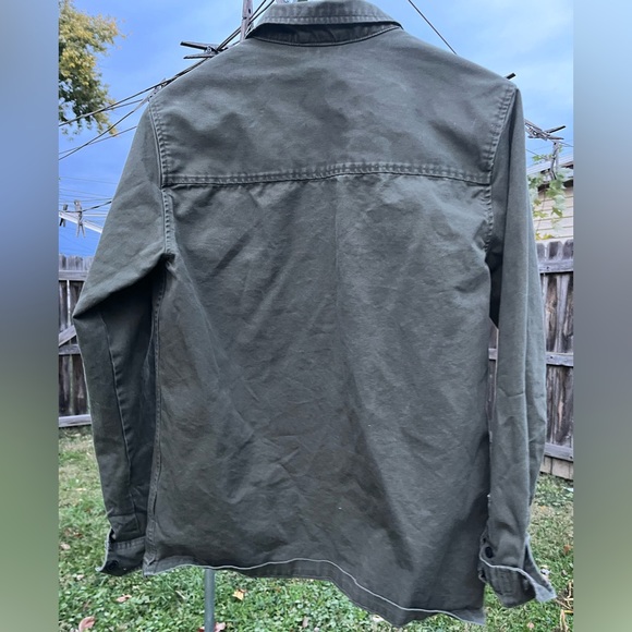 H&M ⭐️Army green denim jacket - Picture 5 of 6